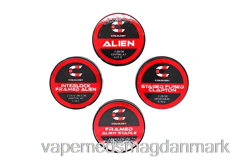 Disponibel Vape Danmark Coilology Ydeevne Præbyggede Spoler Interlock Indrammet Hæfteklammer Alien - 0.1ohm Ni80